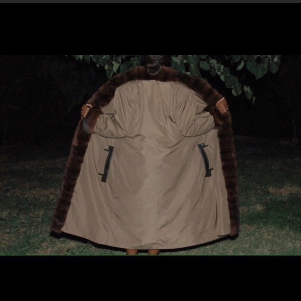 YsL Barguzine Sable and Beaver Rain Coat